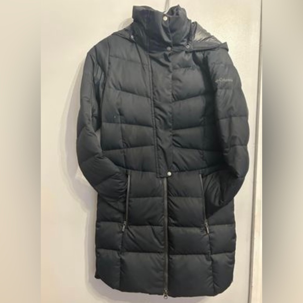Black Long Columbia Women’s Puffer Jacket